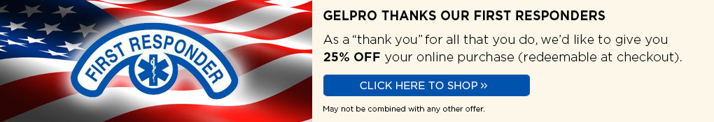 GelPro - Get 25% off for our First Responders