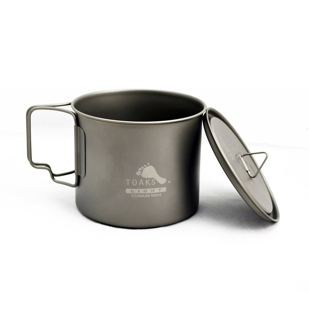キャンプ登山【UL装備】ウルトラライト　TOAKS トークス  Titanium Light Pot 550ml チタニウム ライトポット 550ml TOAKS 550ml Ultralight Titanium Pot | Litesmith