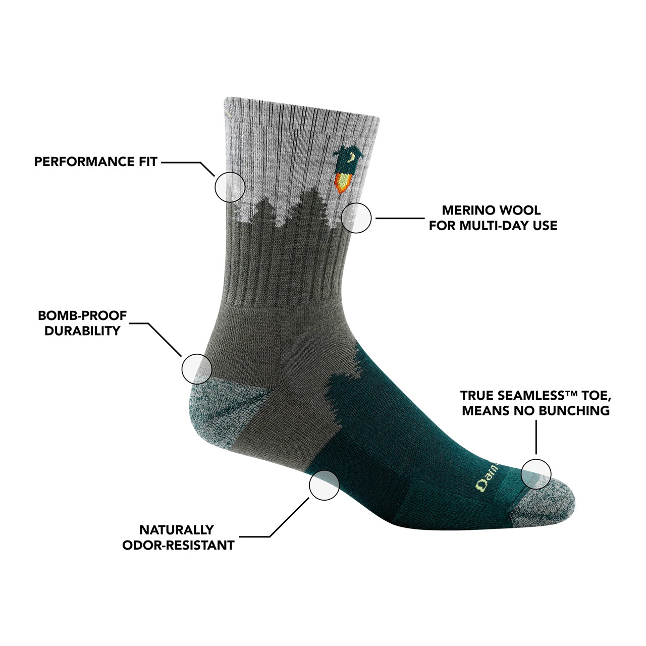 Best 12 Merno Wool Crew Lghtweght Hkng Boot Socks For Men And