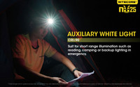 High CRI auxiliary white light