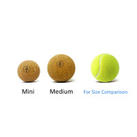 Mini - golf-ball size
Medium - tennis-ball size