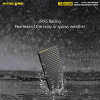 IPX5 all-weather rated