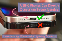 iPhone USB-C port - Yes
iPhone Lightning port - No
