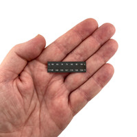 Tiny Size
1.77 x 0.5 in. (4.5 x 1.3 cm)