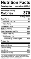 Pasta Marinara
Nutrition Facts