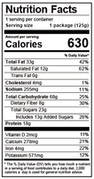 Angry Pika Orange Pecan Granola
Nutrition Facts
