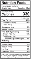 Monster Trail Cookies
Nutrition Facts