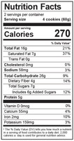 Maple Pecan Trail Cookies
Nutrition Facts