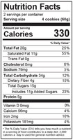 German Chocolate Trail Cookies
Nutrition Facts