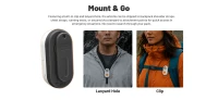 Built-in clip
Lanyard hole