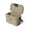 YETI Roadie 8 Hard Cooler 3QTR Open