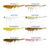 Daiwa Bait Junkie Prawn Soft Plastic Colour Chart