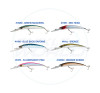 Yo-Zuri Crystal Minnow Deep Diver Colour Chart