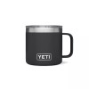 Yeti Rambler 14 oz Mugs With Magslider Lid Black Front