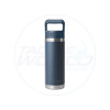 Yeti Rambler 18 oz Straw Bottle Navy Back