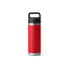 Yeti Rambler Bottle 18 oz With Chug Cap Rescue Red