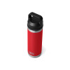 Yeti Rambler Bottle 18 oz With Chug Cap Rescue Red