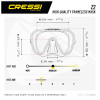 Cressi Z2 Free Mask Size Chart