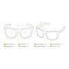 Spotters Villain Polarised Sunglasses Dimensions