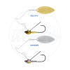 Daiwa BH Jig Spinner Fishing Lure Colour Chart