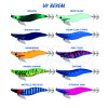 Daiwa Emeraldas Nude V2 Squid Jig 2.5 UV Colour Chart