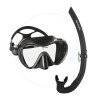 Cressi Ghost Mask & Snorkel Set - Black
