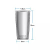 YETI Rambler 10oz Tumbler Dimensions