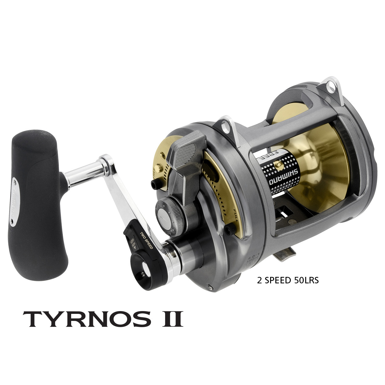 Shimano Tyrnos 2 Speed Overhead Game Reel - Tackle World Adelaide