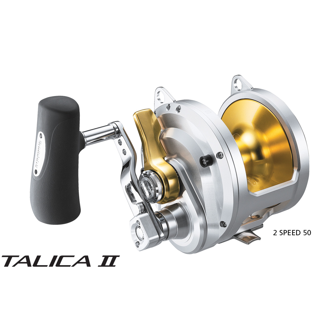 Shimano Talica 2 Speed 25 Mono Cam Overhead Game Reel - Tackle