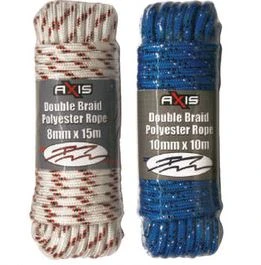 Axis Double Braid Polyester Rope 8mm x 15m - Tackle World Adelaide Metro