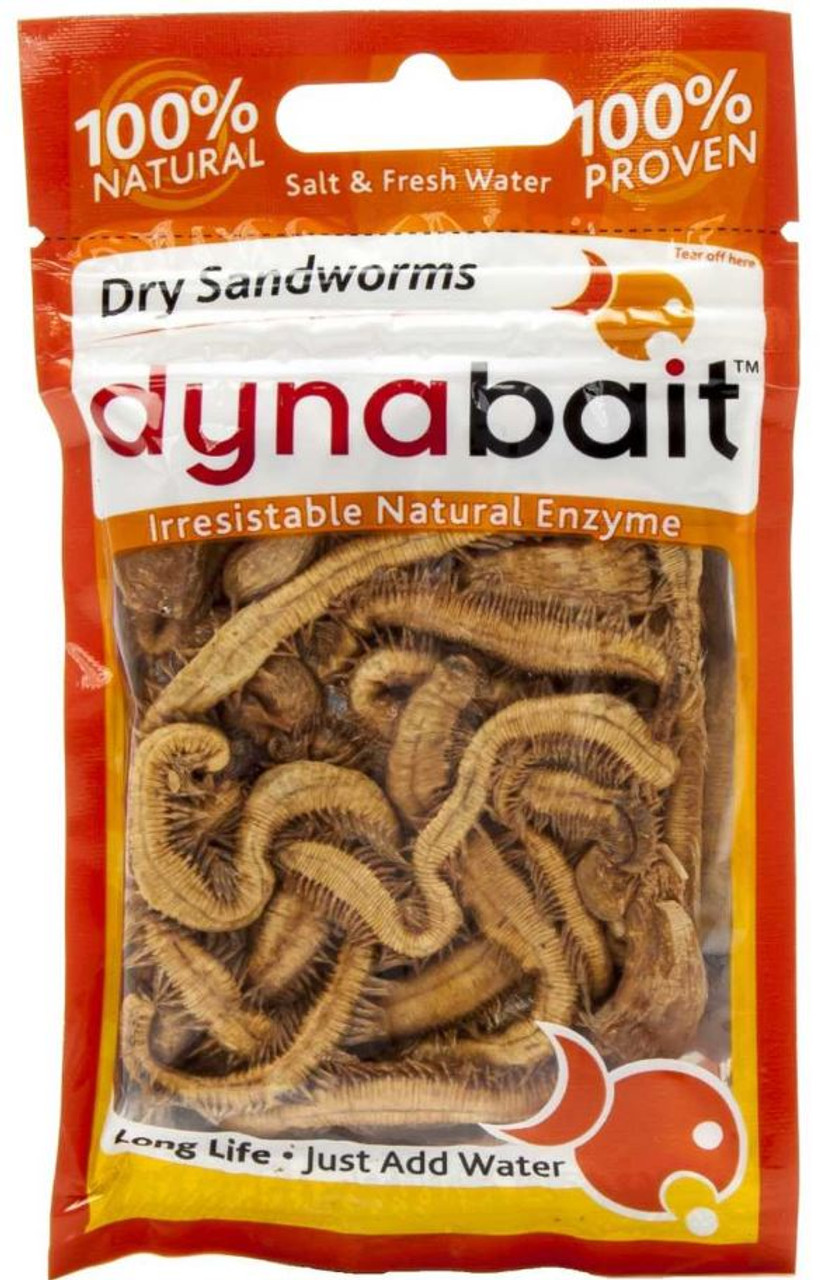 Dynabait Freeze-Dried Sandworms - Tackle World Adelaide Metro