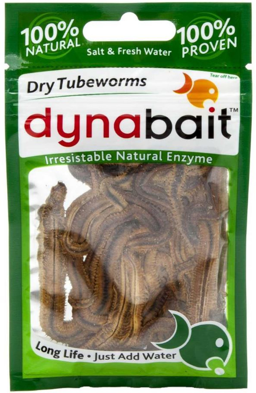 Dynabait Freeze-Dried Tubeworms - Tackle World Adelaide Metro