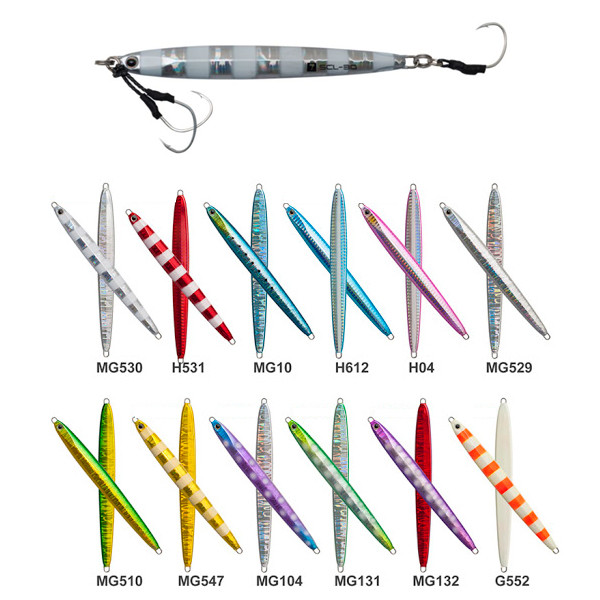 ZETZ Slow Blatt Cast Long H-49 30g – Leurre Souple Horizontal Pour Pêche En Spinning, Idéal Pour Bord De Mer