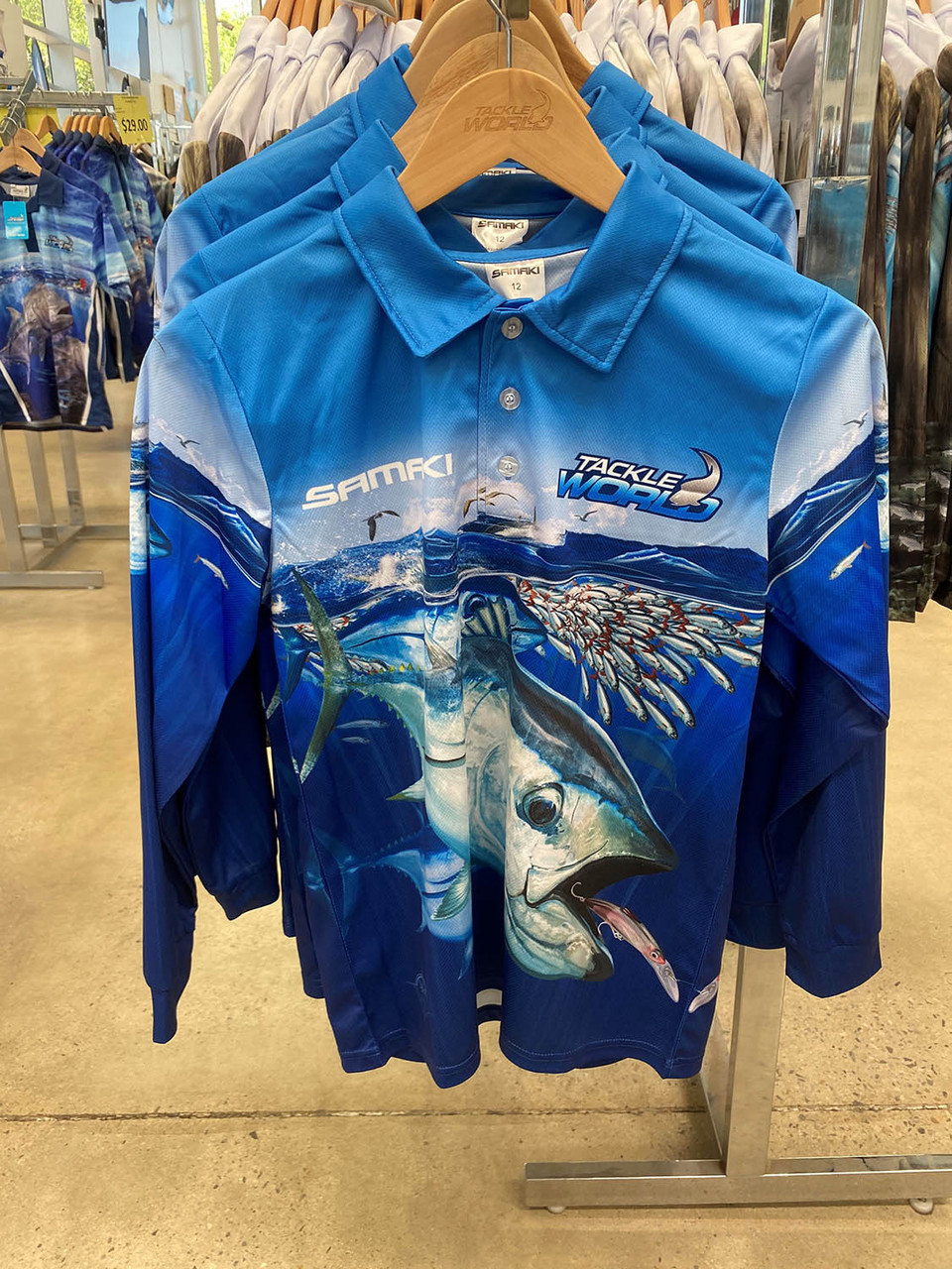 Tackle World Samaki Bluefin Tuna Shirt Adults - Tackle World