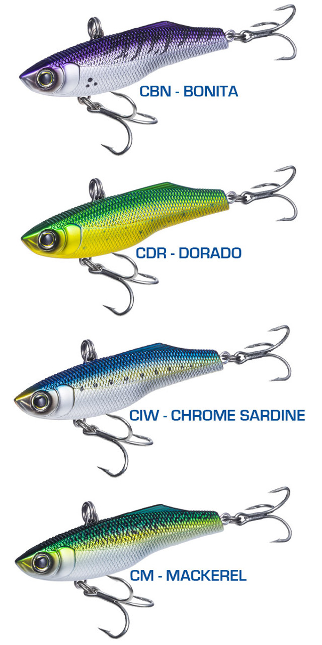 Yo-Zuri R1303-CBK High Speed Vibe, Color, Bunker, 130mm 5-1/4, Topwater  Lures -  Canada