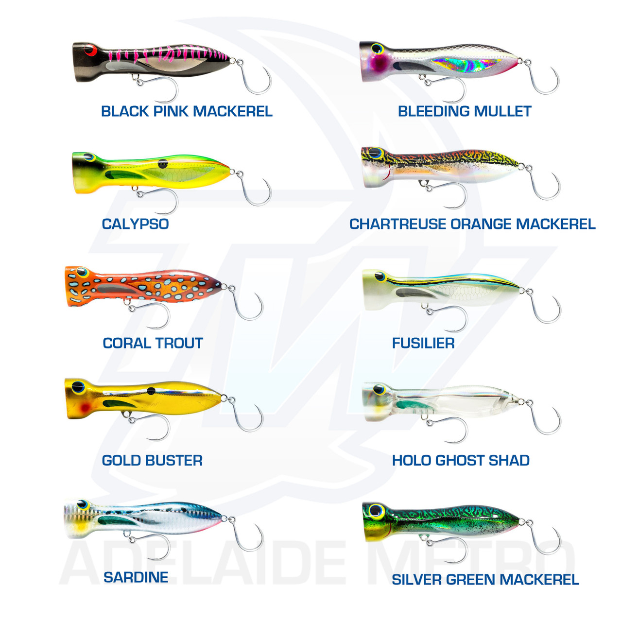 Nomad Design Chug Norris Popper - Holo Ghost Shad 150mm