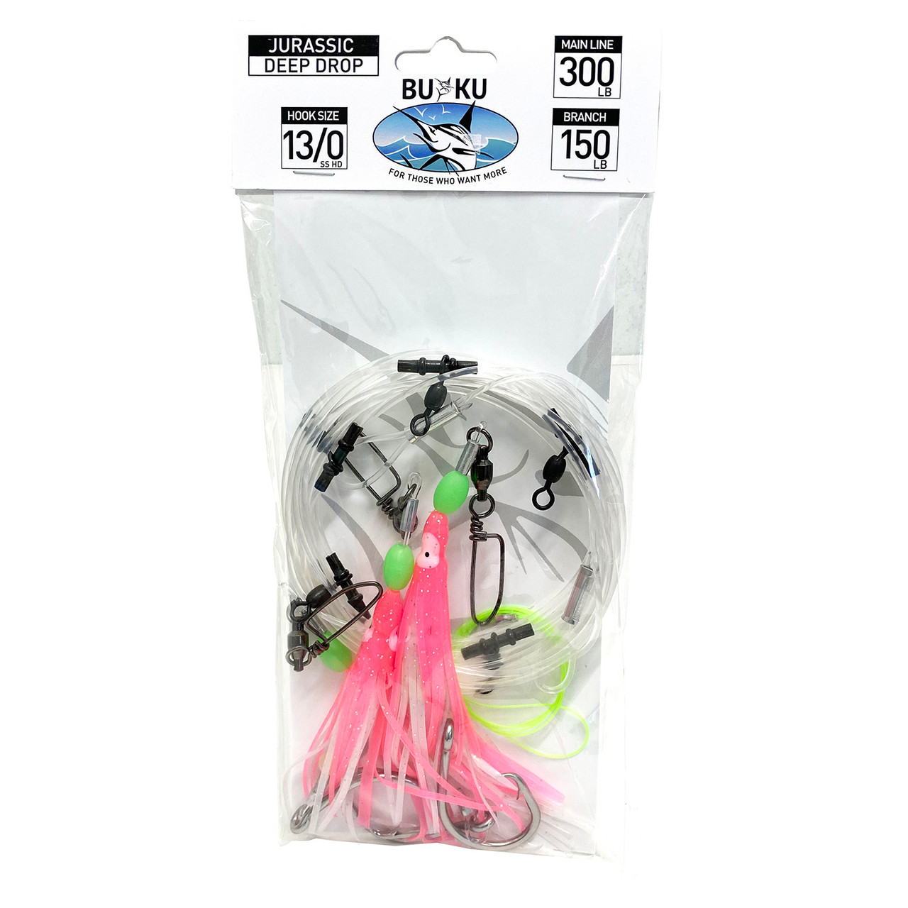 Buku Jurassic Deep Drop Rig - Pink - Tackle World Adelaide Metro