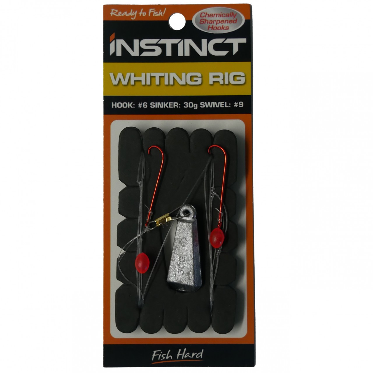 Instinct Whiting Rig - Size #6 Hook - 30g Sinker - Tackle World