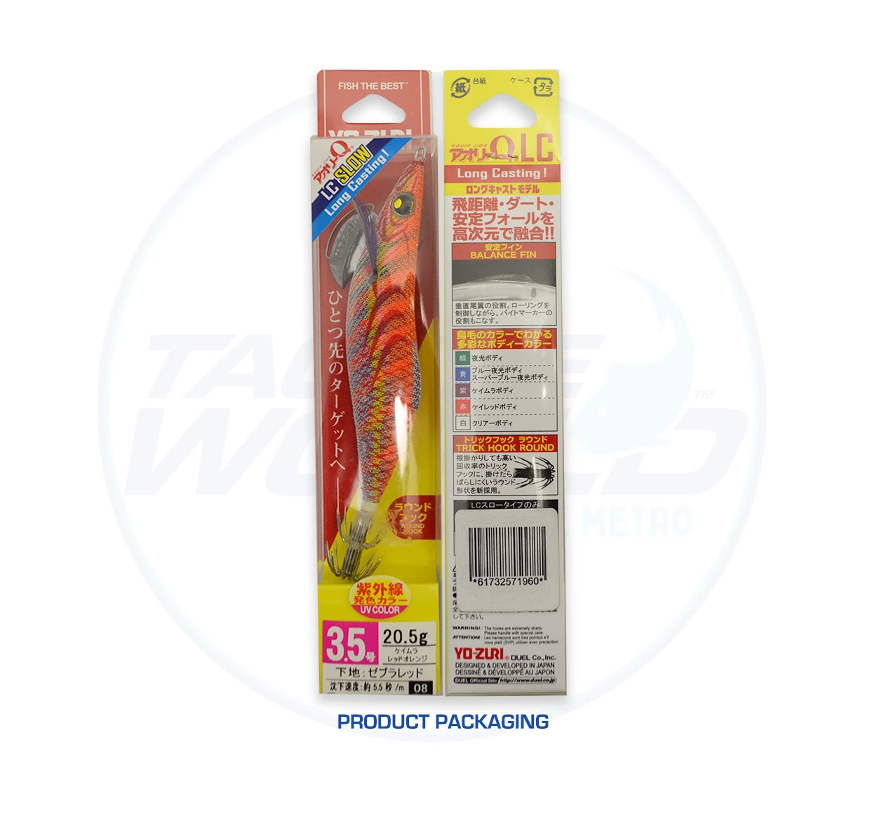 Leurre Encornet Yo Zuri Egi Aurie-Q LC Long Cast 3.0 – A1774-BLGA, 15g