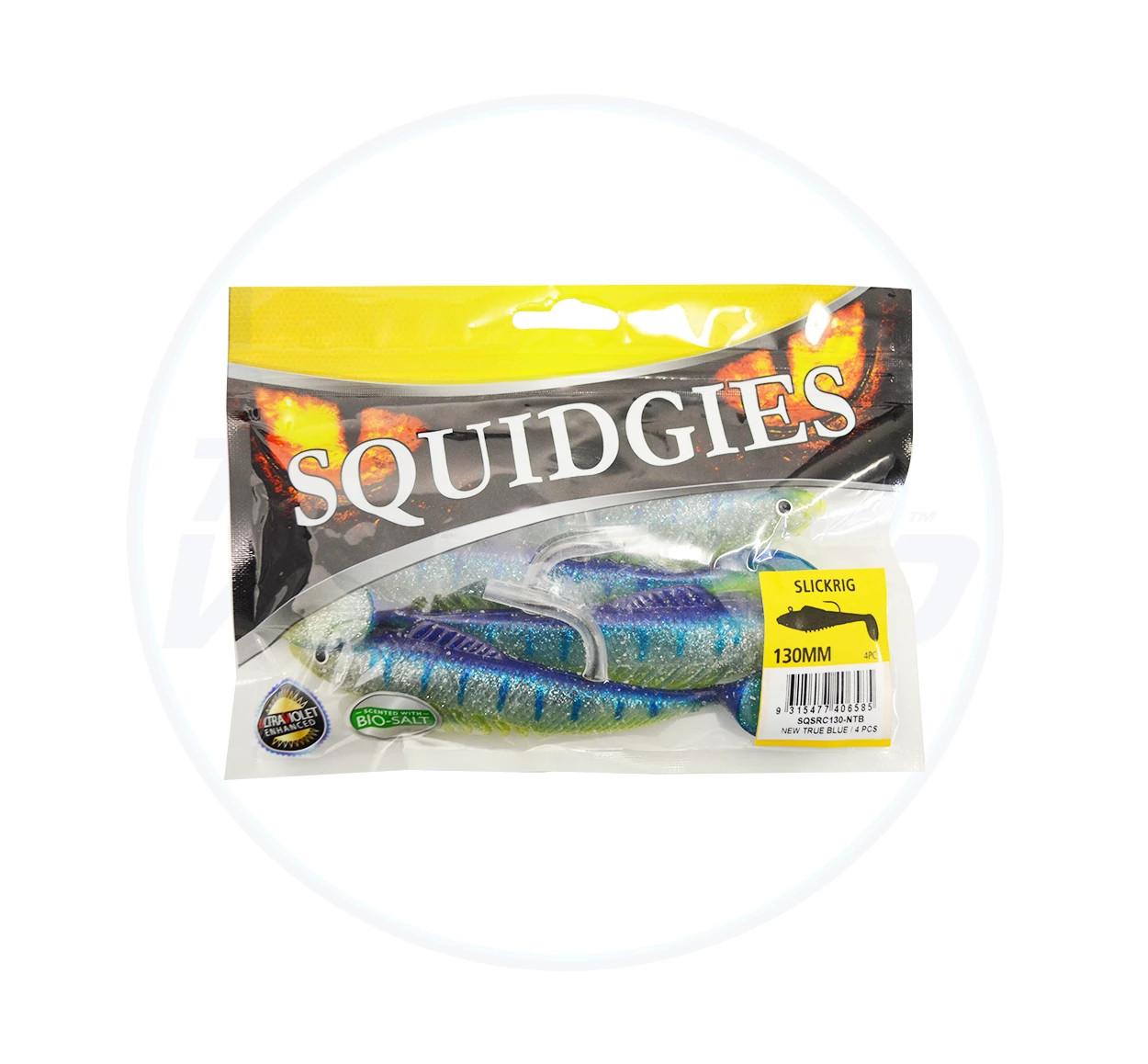 Shimano Squidgies Slick Rig Soft Plastic Fishing Lure 130mm - Tackle ...