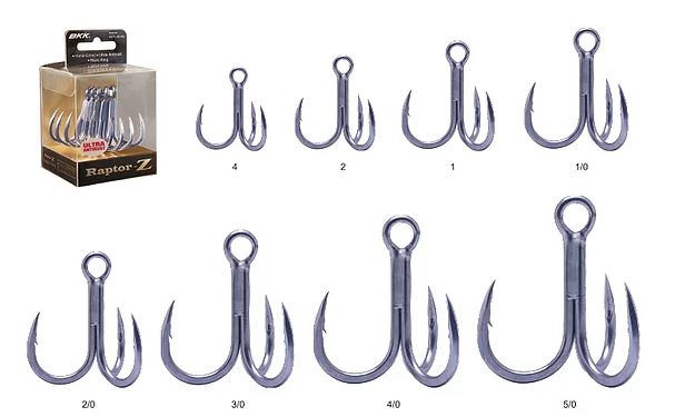BKK Raptor Z Treble Hooks 60714XHG Tackle World Adelaide Metro