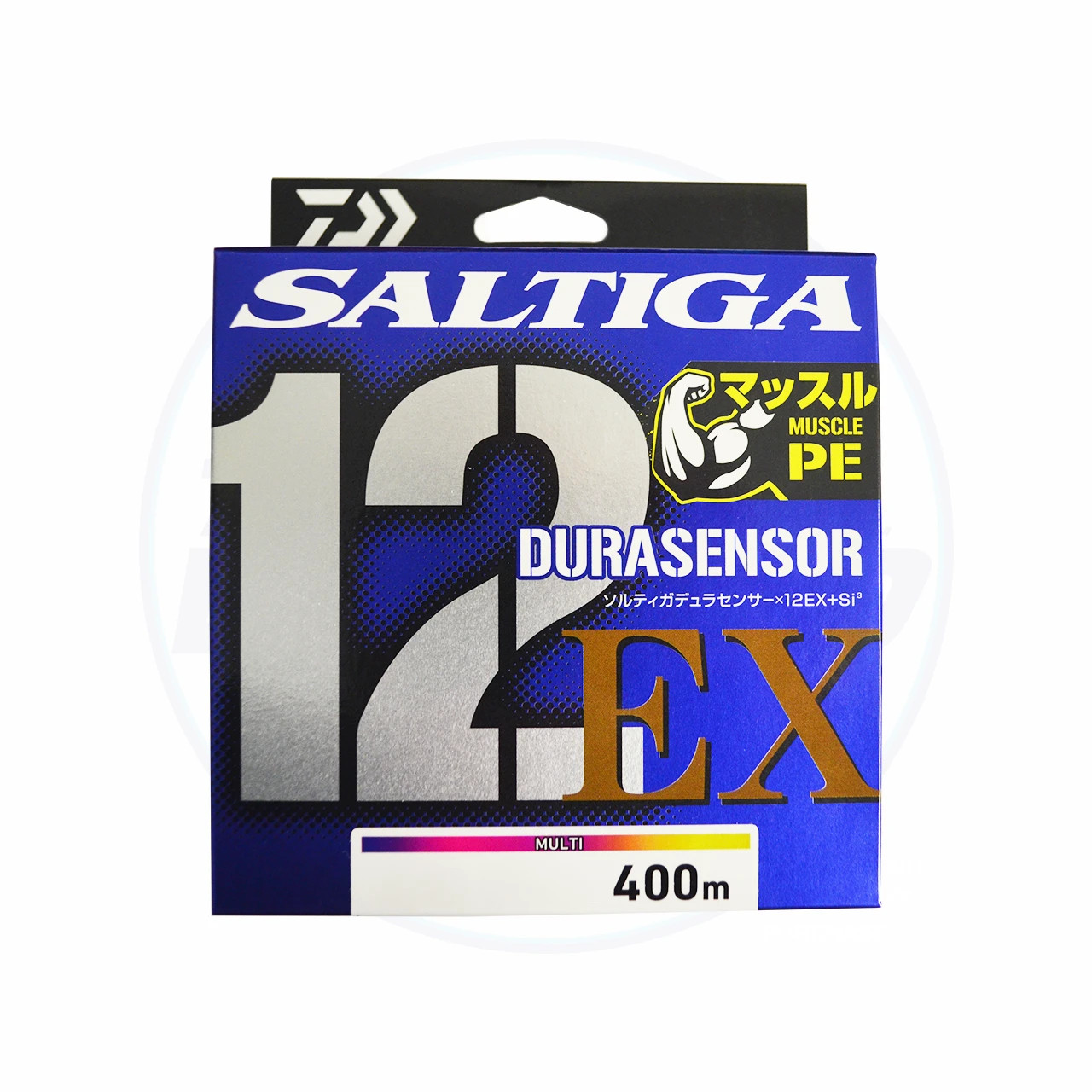 Daiwa Saltiga Durasensor 12 EX Si3+ Braid 400m - Multi Colour
