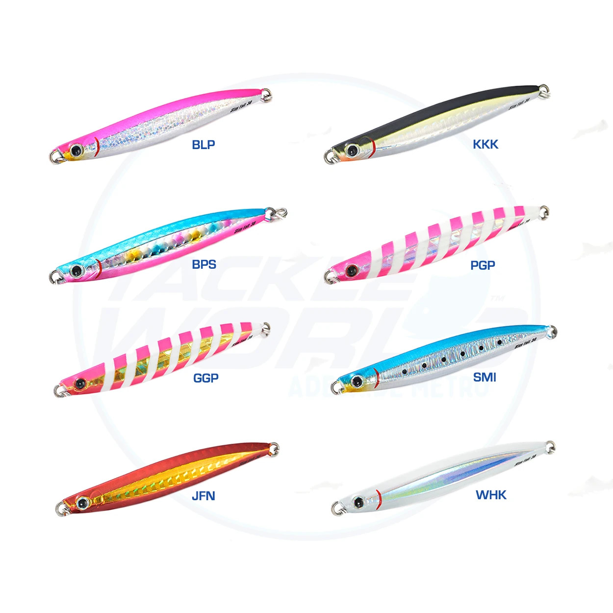 Jackson Metal Effect Stay Fall Fishing Jig 80g *CLEARANCE