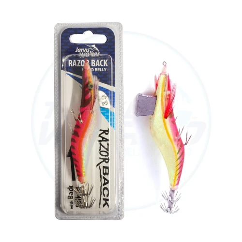Jarvis Walker Razorback Lumo Squid Jig 3.0 Packaging