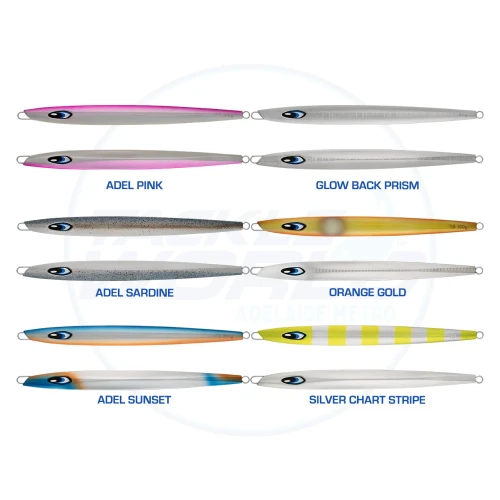 Daiwa Saltiga TB Fishing Jig 160g Colour Chart