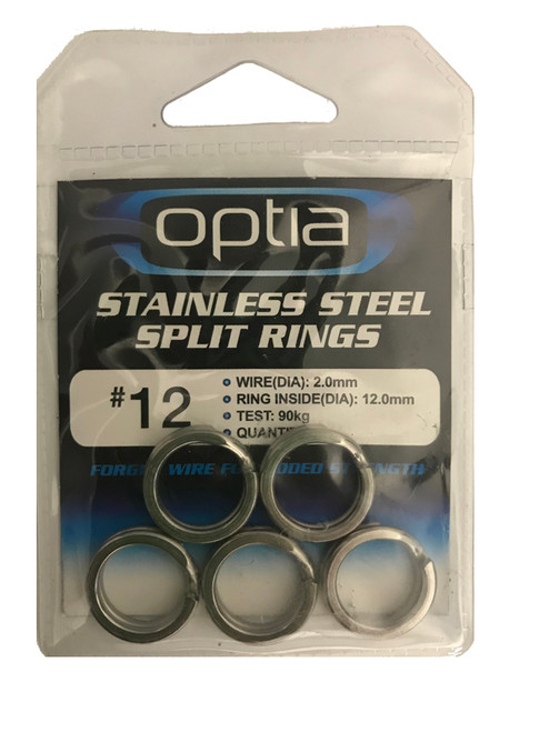 Optia Stainless Steel Split Rings