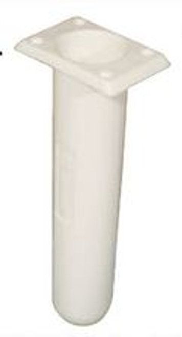 Waterline Straight Plastic Rod Holder - White