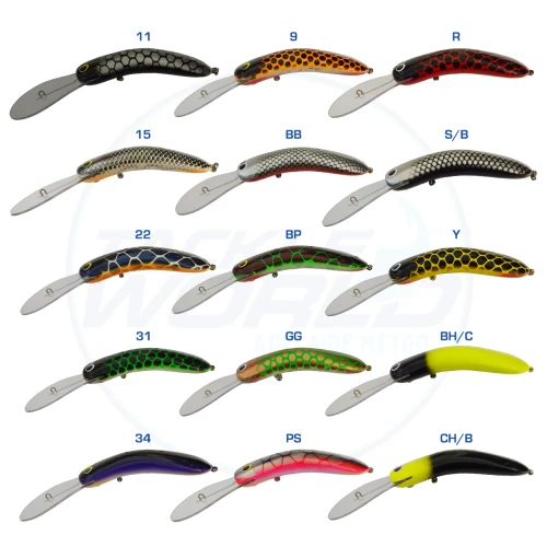 White Crow Warthog Lure Colour Chart
