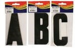 Waterline Registration Letters 6" Black - 2 Pack