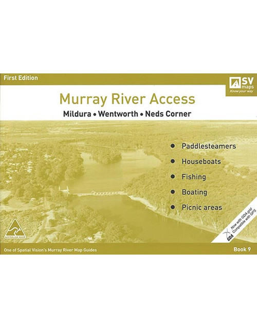 Murray River Access Map 9 Mildura To Neds Corner